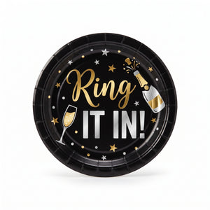 Celebrate New Year's 7" Round Paper Plates