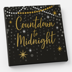Midnight Hour New Year's Eve Beverage Napkins - 5 In. X 5 In.