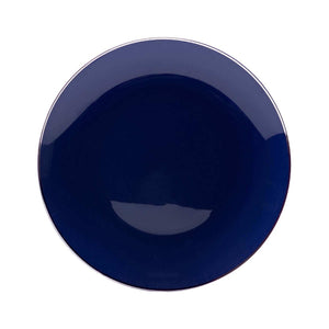10 In. Navy Classic Design Plates | 10 Count