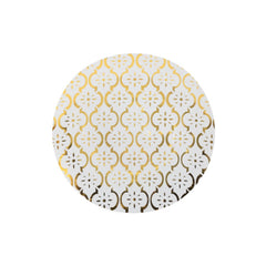 8 In. Moroccan Design Plastic Plates | 10 Count
