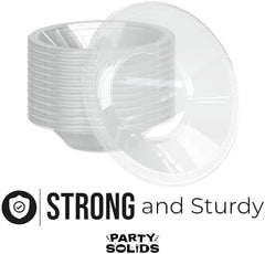 12 Oz. Clear Plastic Bowls | 100 Count