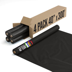 40 In. x 300 Ft. Premium Black Table Roll | Case of 4
