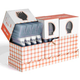 Clear Cutlery Caddy Combo - Gingham