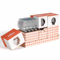 Clear Cutlery Caddy Combo - Gingham