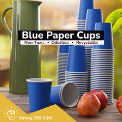 12 Oz. Dark Blue Paper Cups | 20 Count