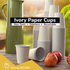12 Oz. Ivory Paper Cups | 20 Count