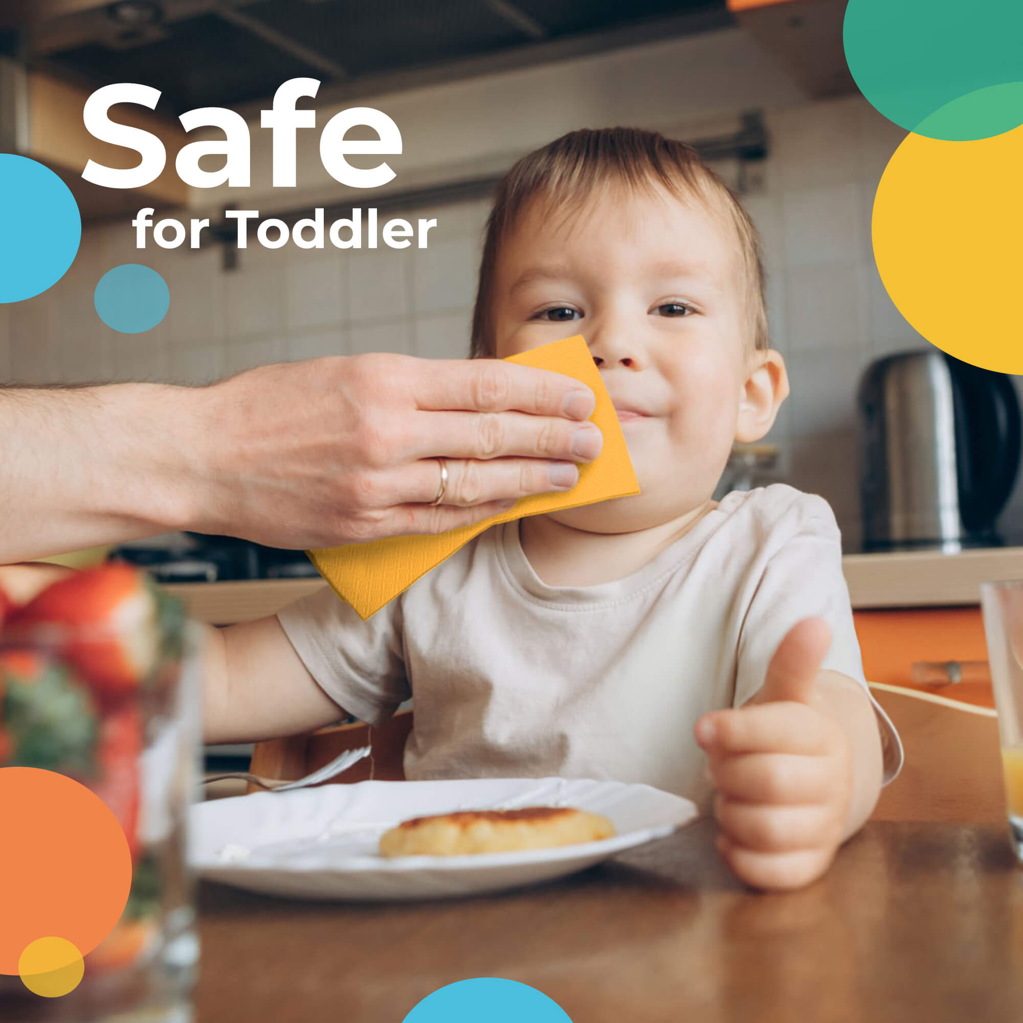 Yellow Beverage Napkins | 20 Count