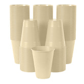 12 Oz. Ivory Plastic Cups | 50 Count