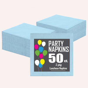 Unleashed | Light Blue Luncheon Napkins | 50 Ct.