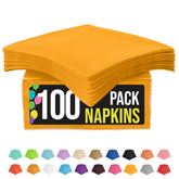 Yellow Luncheon Napkins | 100 Count
