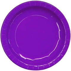 9" Purple Paper Plates 20 Count