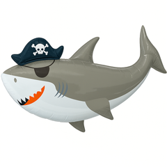 Ahoy Matey Pirate Shark Foil Balloon