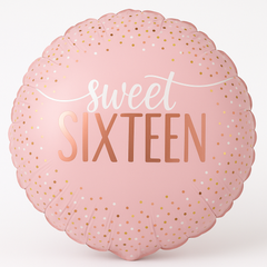Sweet Sixteen Blush Foil Balloon