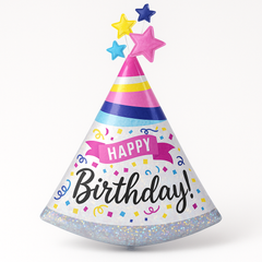 Holographic Happy Birthday Foil Balloon