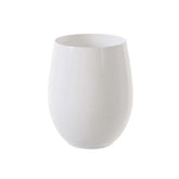 16 Oz. White Stemless Wine Glasses | 6 Count