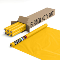 40 In. x 100 Ft. Yellow Table Roll | Case of 6