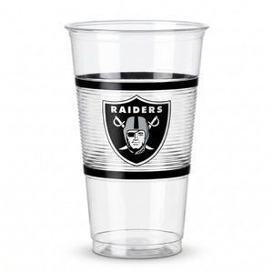 Las Vegas Raiders 16oz Plastic Cups