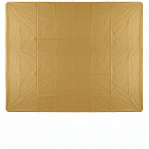 Gold Plastic Table Cover - 54 x 108 Inches