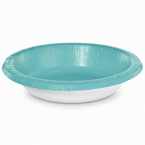 Robins Egg Blue 20 oz. Paper Bowls - Solid Color