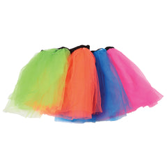 Neon Tutus-Adult Size/4 Per Pk - 4 Count