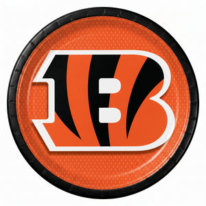 Cincinnati Bengals 9" Round Paper Plates