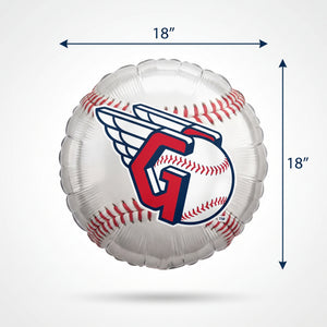 18" Cleveland Guardians Foil Mylar Balloon