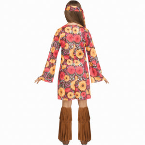 Flower Power Hippie Girl's Costume