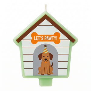 Let's Pawty Birthday Candle for Kids