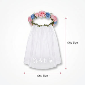 Ginger Ray Bride-to-Be Headband with Veil