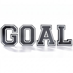 Soccer "GOAL" Centerpiece Board - 4 Pack