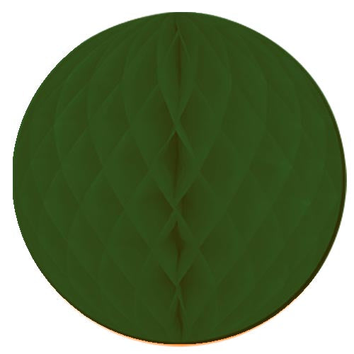 5in. Dark Green Honeycomb Ball