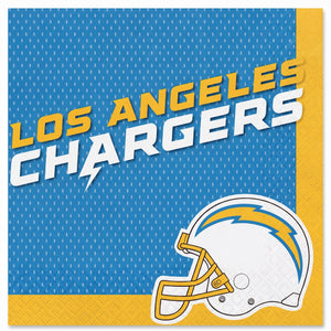 Los Angeles Chargers Lunch Napkins - 6.5 In. x 6.5 In.