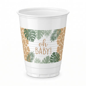 Jungle Safari Baby Shower Plastic Cups - 16oz
