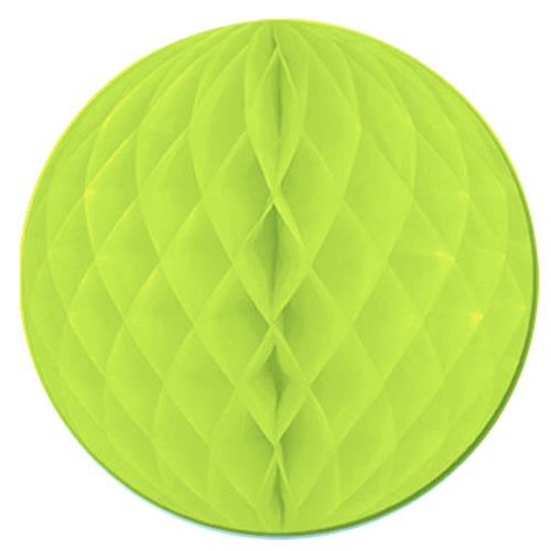 5in. Lime Green Honeycomb Ball