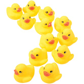 Mini Yellow Ducks - 12 Count