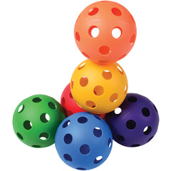 Plastic Colored Softballs - 12 Count