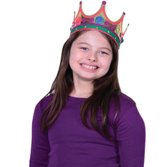 Adult Gold Foil Crowns - 12 Count