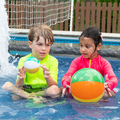 Beachball Inflates/12 In/8 In Diam - 12 Count