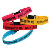 Jesus Loves Me Bracelets - 12 Count