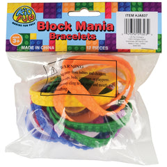 Block Mania Bracelets - 12 Count