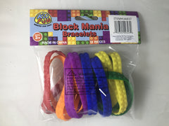 Block Mania Bracelets - 12 Count