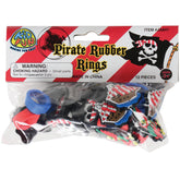 Pirate Rubber Rings - 12 Count