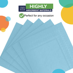 Light Blue Luncheon Napkins | 1800 Count