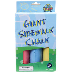 Giant Sidewalk Chalk/3 Per Pkg - 3 Count