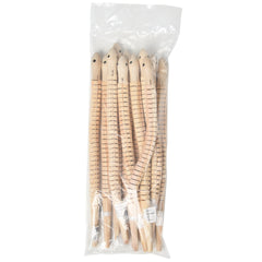 Wooden Snakes - 12 Count