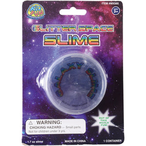 Glitter Space Slime/12 Per Pk - 12 Count