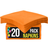 Orange Luncheon Napkins | 20 Count