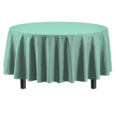Premium Round Light Mint Table Cover