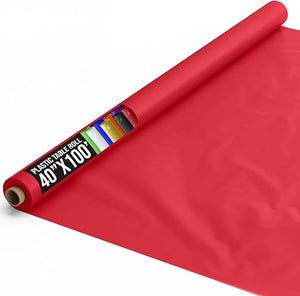 Unleashed | 40 in. x 100 Ft. Red Table Roll