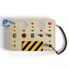 Busy Board With Light Switches V2 | Full Size